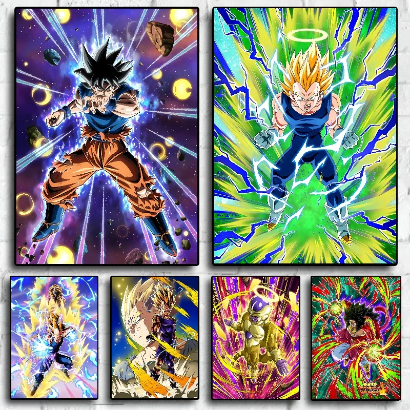 

Dragon Ball Frieza Vegeta IV Animation Poster Hanging Painting Big Boy Bedroom Mural Gaming Room Living Room Decoration Painting