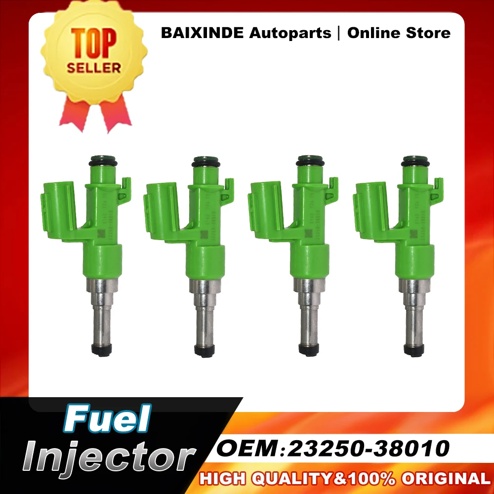

4PCS OEM 23250-38010 2325038010 Fuel Injector Nozzle for TOYOTA- 360CC New Original Auto Car Accessories
