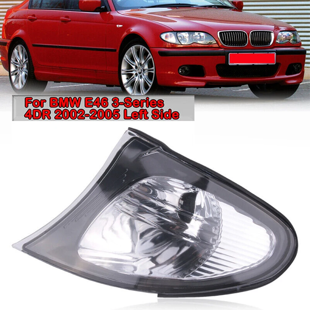 

High Quality Turn Signal Lights Parts & Accessories 1X 2002-2005 L:63137165859 Left Side For BMW E46 3-Series 4D
