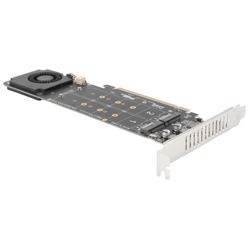 Карта адаптера Pciex16 к M.2 M-Key Nvmex4ssd Адаптер расширения массива Сплиттер 2U Серверные