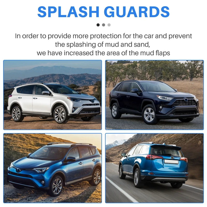 Автомобильное крыло защита от воды мягкая кожа крыла для Toyota RAV4 XA40 2013 2014 2015