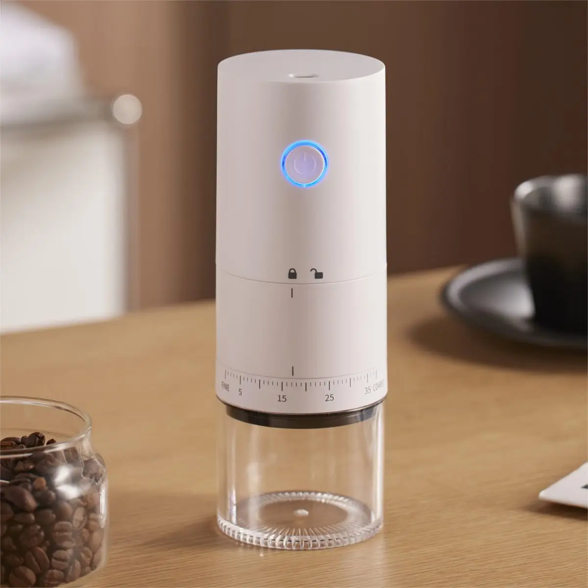 

Портативная электрическая кофемолка USB Type-C Ceramic