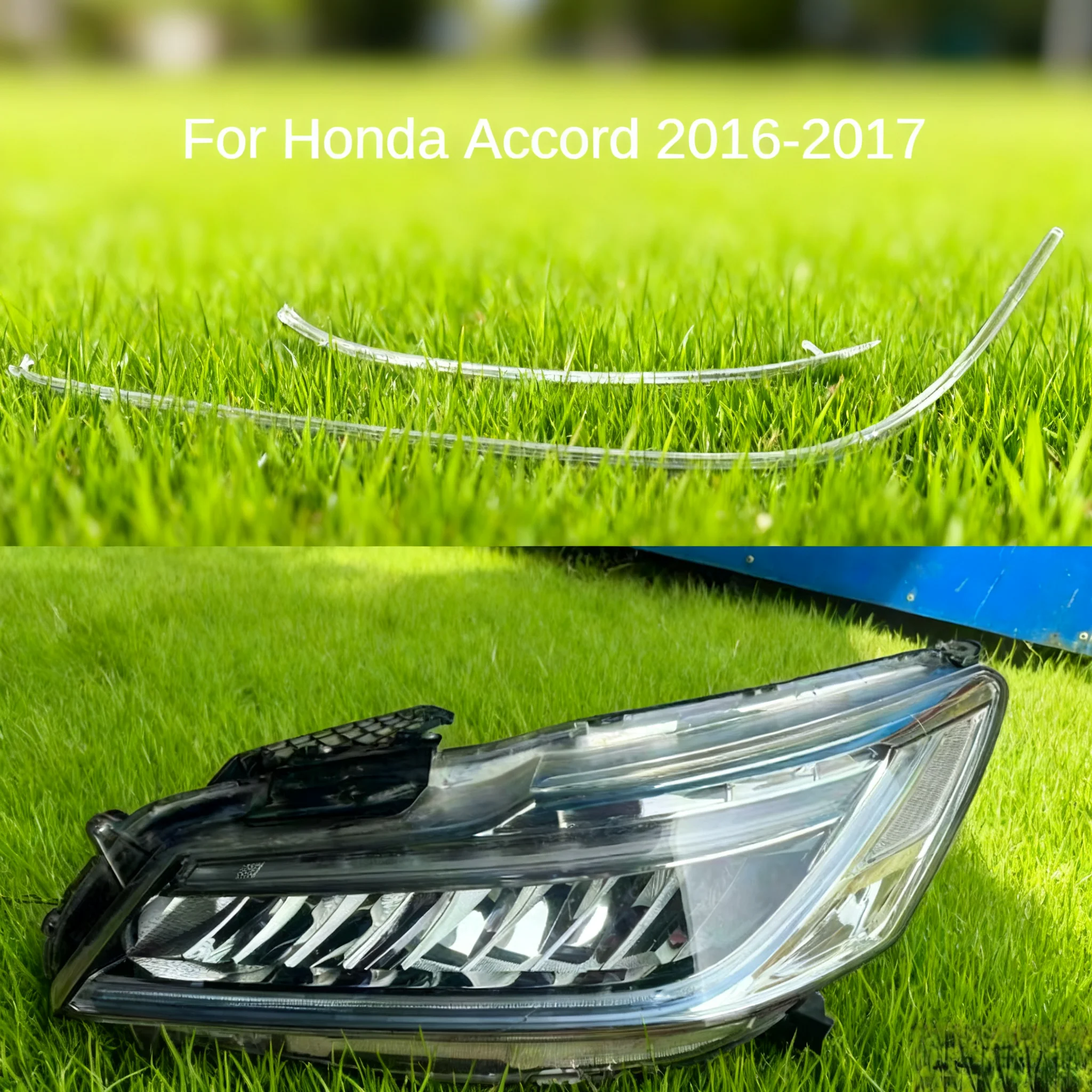 

Для Honda Accord 2016-2017 9,5 светодиодный DRL направляющая пластина световодная трубка фара дневного света направляющая Angel Eye