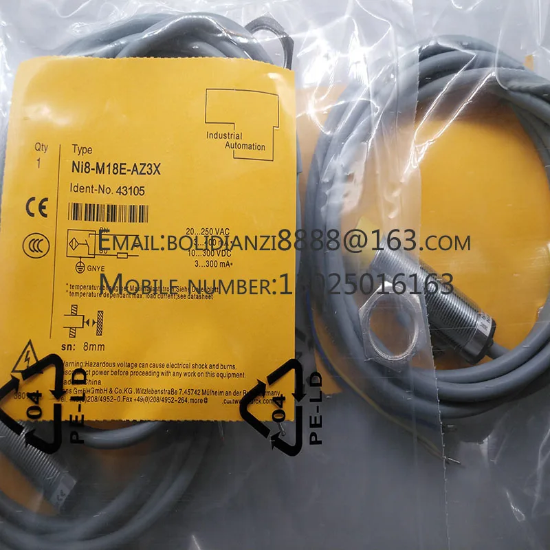 Оригинальный датчик приближения NI8-M18E-AZ3X