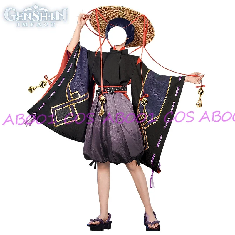 Игра Genshin Impact Five Kasen Косплей Scaramouche Костюм Аниме Одежда Cos Подарки