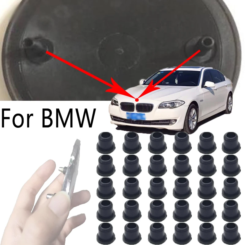 30X автомобильные аксессуары для фиксации зажим втулки логотипа BMW 5 серии E12 E28 E34 E39