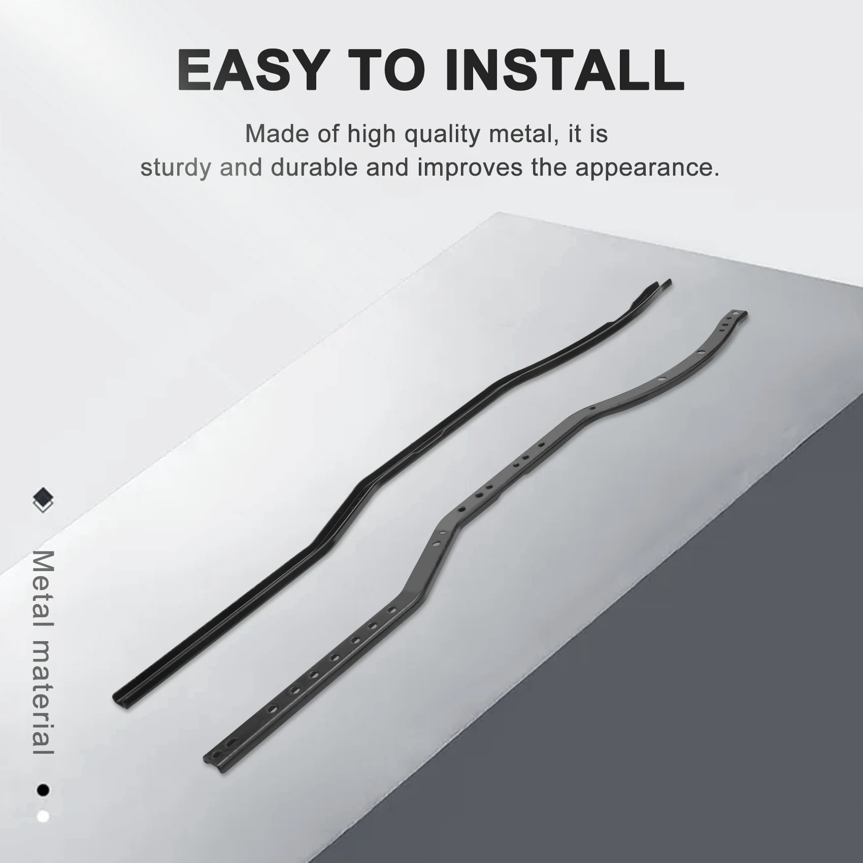 2 шт./комплект стальные направляющие для осевого каркаса SCX10 90027 II 90046 90047