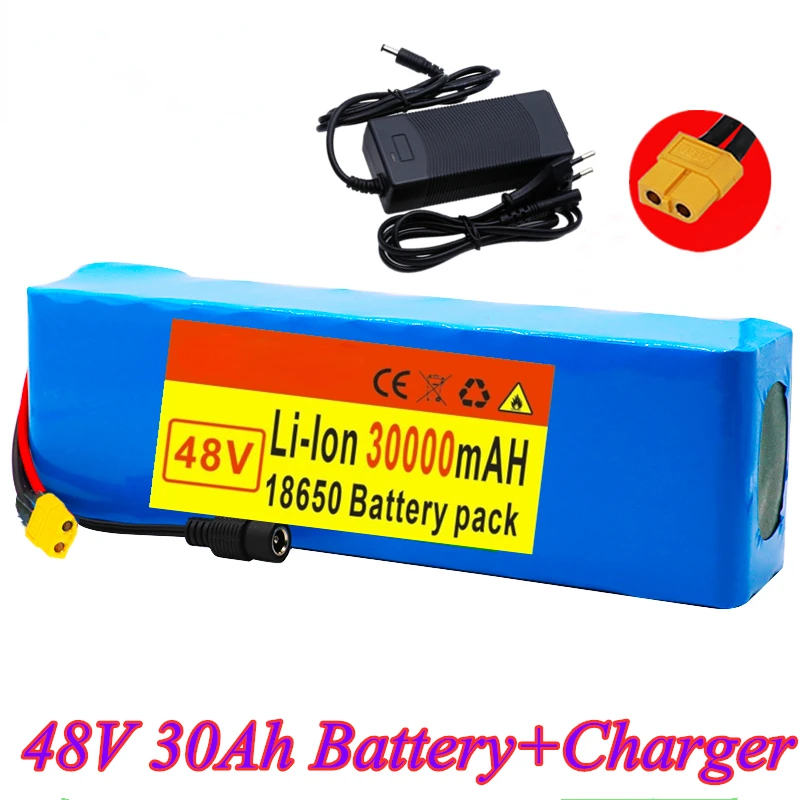 

Литиевый аккумулятор Lion 48 В, 48 В, 30 Ач, 1000 Вт, 13 s3p, 54,6 в