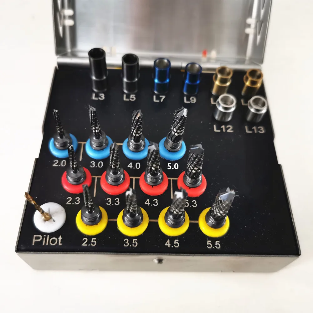 21 шт./набор, набор инструментов для имплантации зубов 21 шт./набор, набор инструментов для имплантации зубов