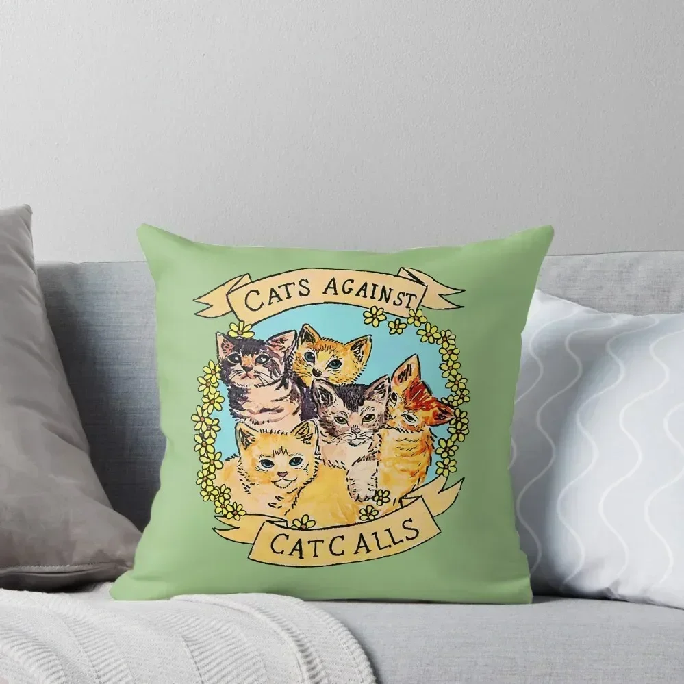 Кошки против кошек звонков V2 Декоративная подушка Рождественские наволочки