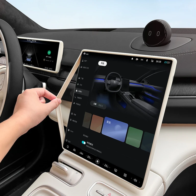 Силиконовая защитная рамка для экрана NIO ES6 EC6 ET5 ES8 ET7 2023 2024 пленка навигационного