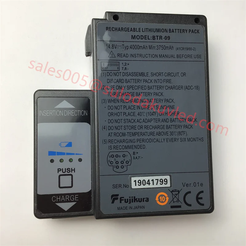 Original BTR-09 BTR-09A Battery Pack for 70S 80S 70R 62S 61S 70S+ 80S+ 70R+ 62S+ 61S+ 62C 61C Fusion Splicer Made in Japan
