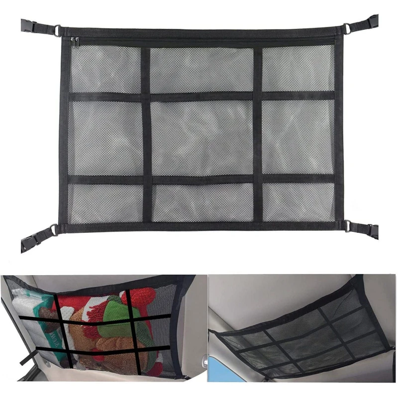 Интерьер на потолок автомобиля сетка для груза молнии универсальная сумка