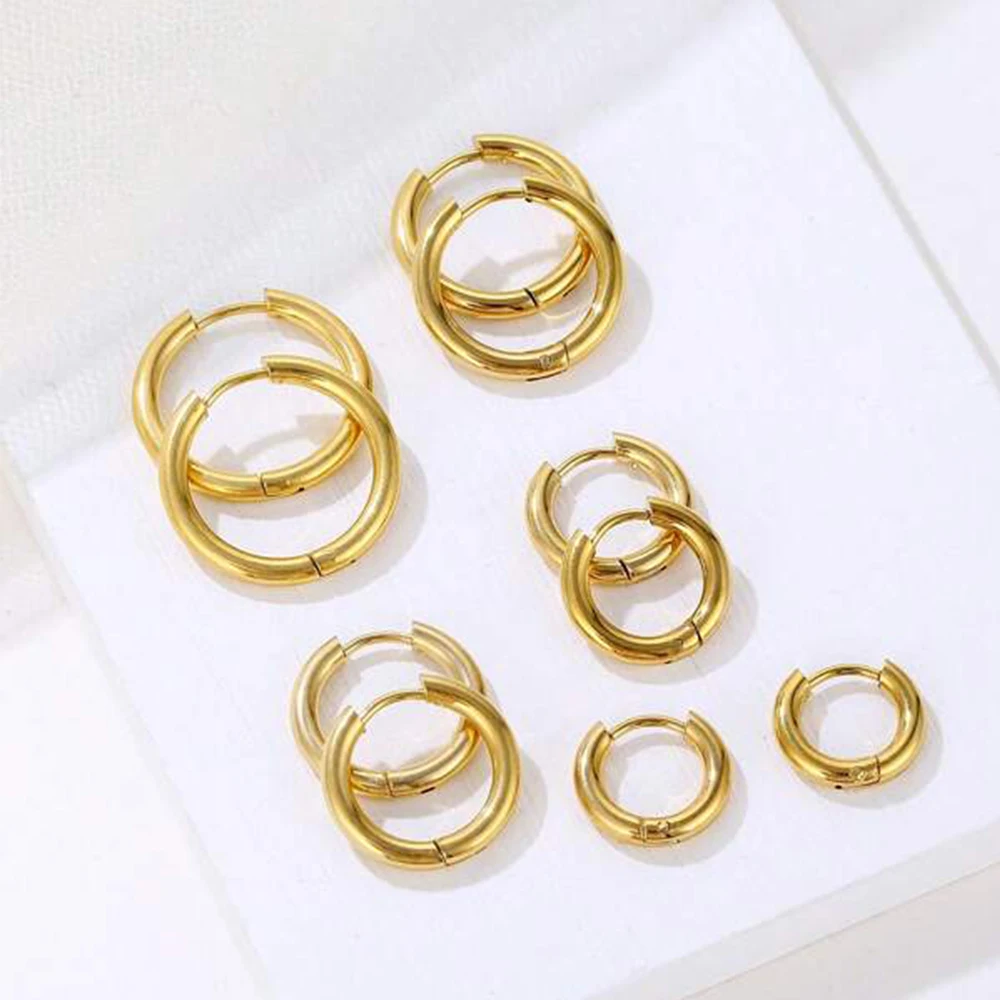 ASONSTEEL 10 пар сережек набор для нескольких пирсинга серьги обручей гипоаллергенные