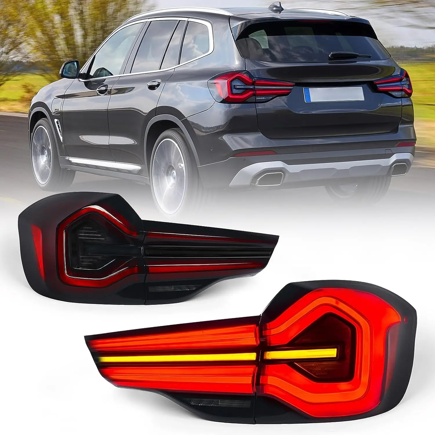 Светодиодные задние фонари для BMW X3 G01 G08 2018-2021 указатели поворота автомобильные