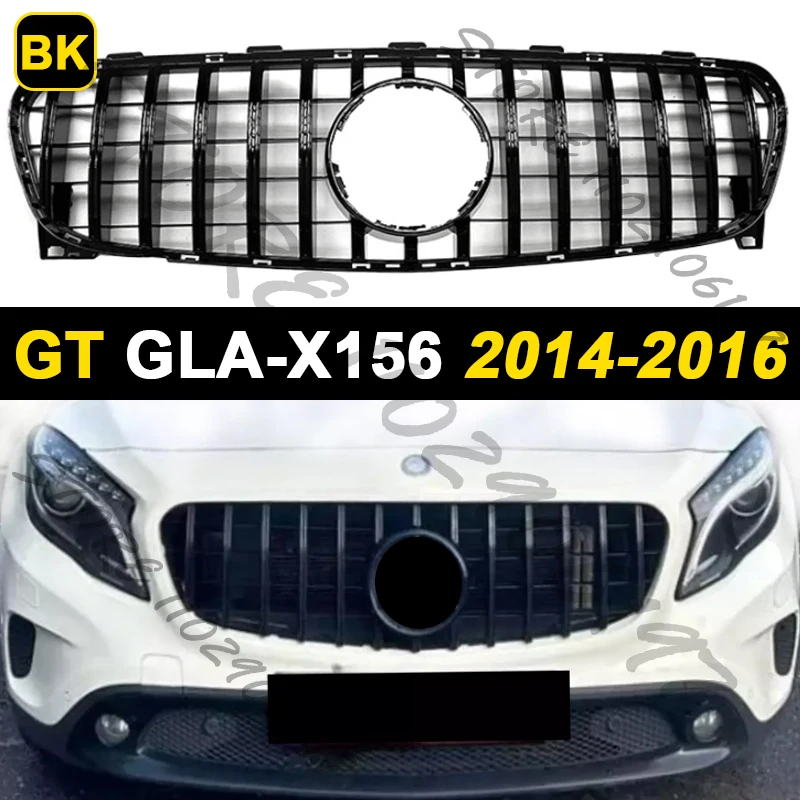 

Для 2014-2016 2017-2019 X156 GLA Mercedes Benz GLA200 GLA220 GLA250 GLA260 Бампер Mesh Racing Grille