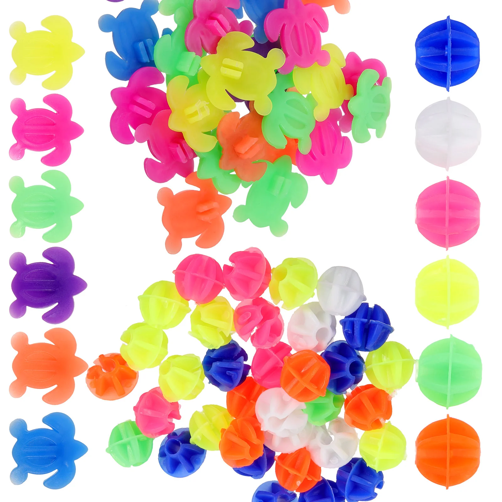 

61Pcs Reusable Plastic Kids Spoke Skins Decors Spoke Supplies Wheel Spoke Decor for Decorating Kids Bike Friends Replace