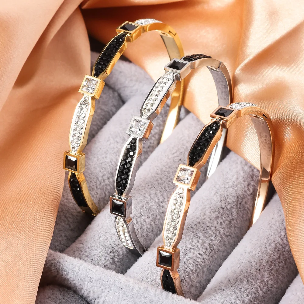 Роскошный Геометрический подвесной браслет персонализированный из нержавеющей