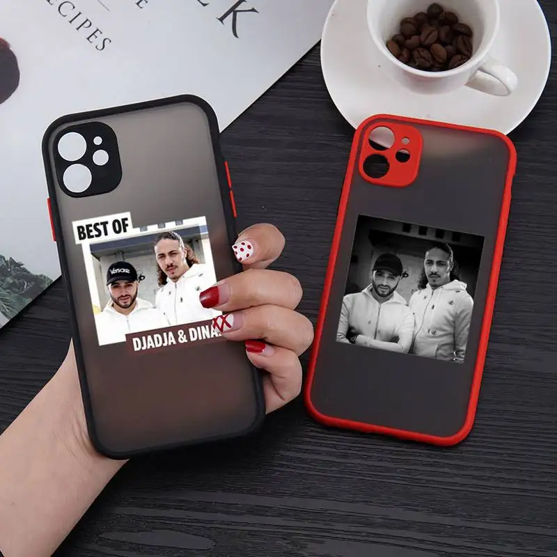 

Djadja Dinaz French Rapper Phone Case For iPhone 13 12 11 Mini Pro XR XS Max 7 8 Plus X Matte transparent Back Cover