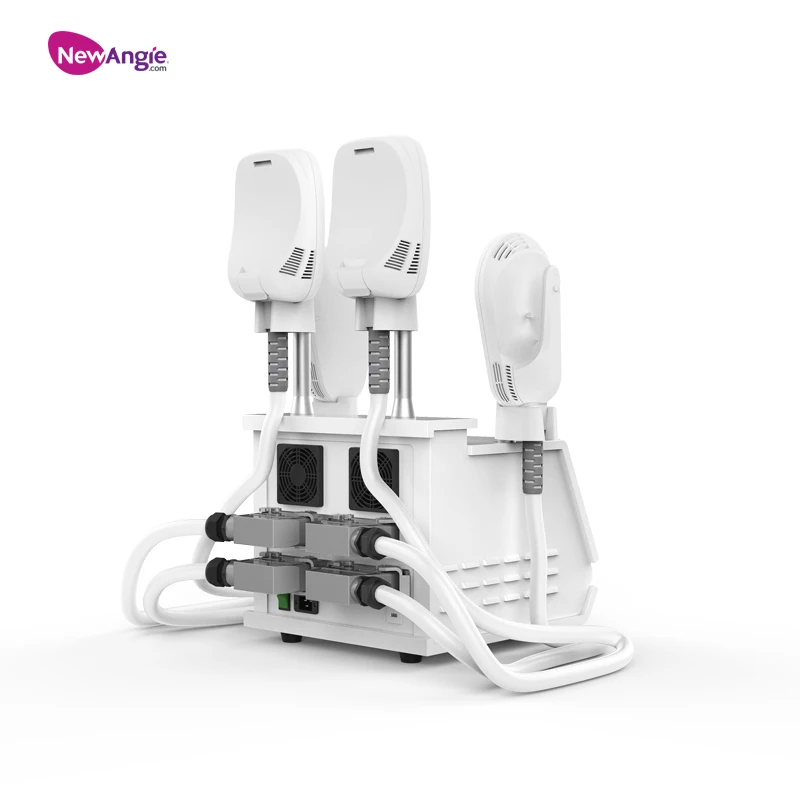 

High Intensity Pulsed Electromagnetic Muscle Trainer aesthetic equipment 4 handles hi-emt ems ultrasonic body slimming device