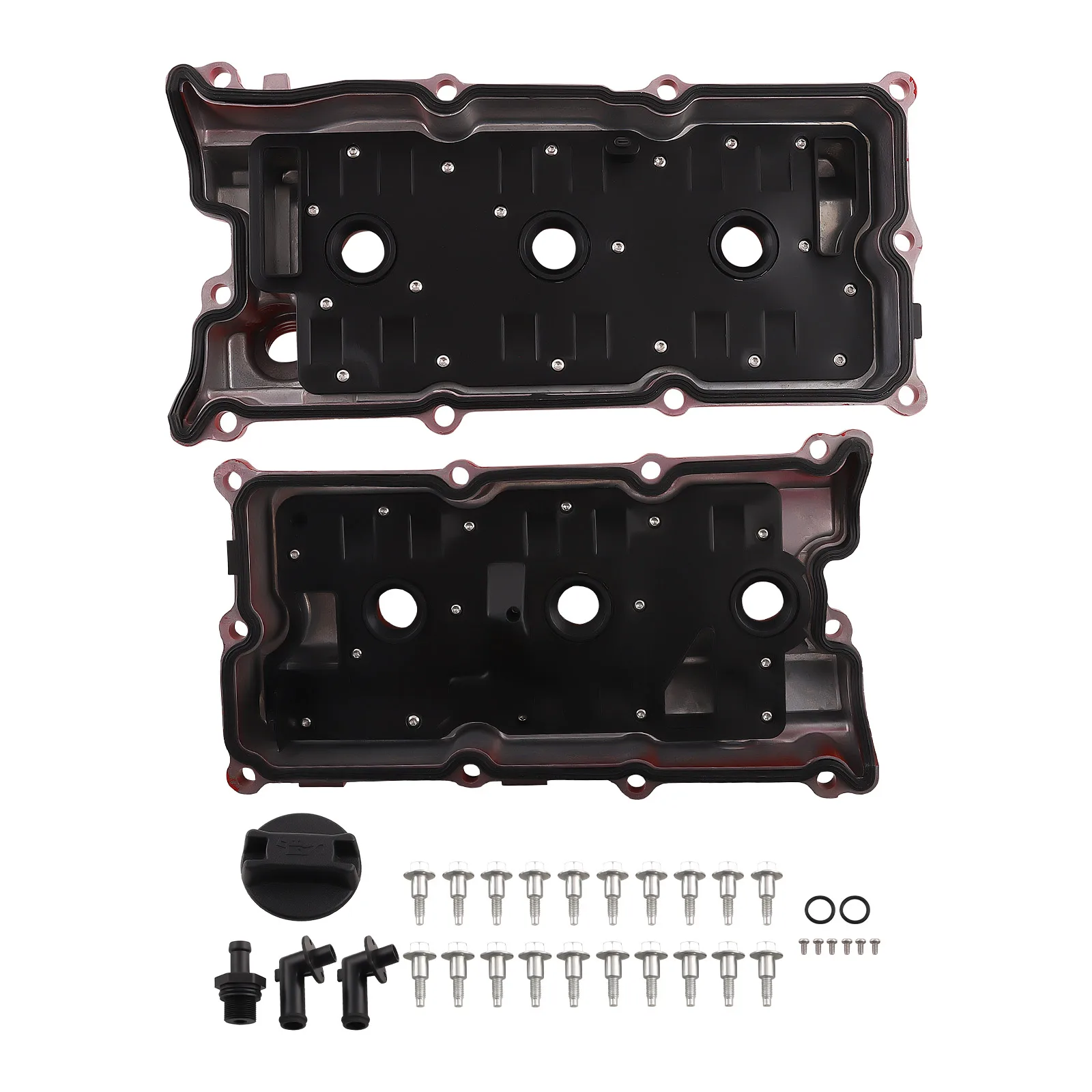 

2 шт., алюминиевая крышка клапана с комплектом прокладок для Nissan Frontier Xterra 2005 л 2019-13264-EA200 13264-EA210