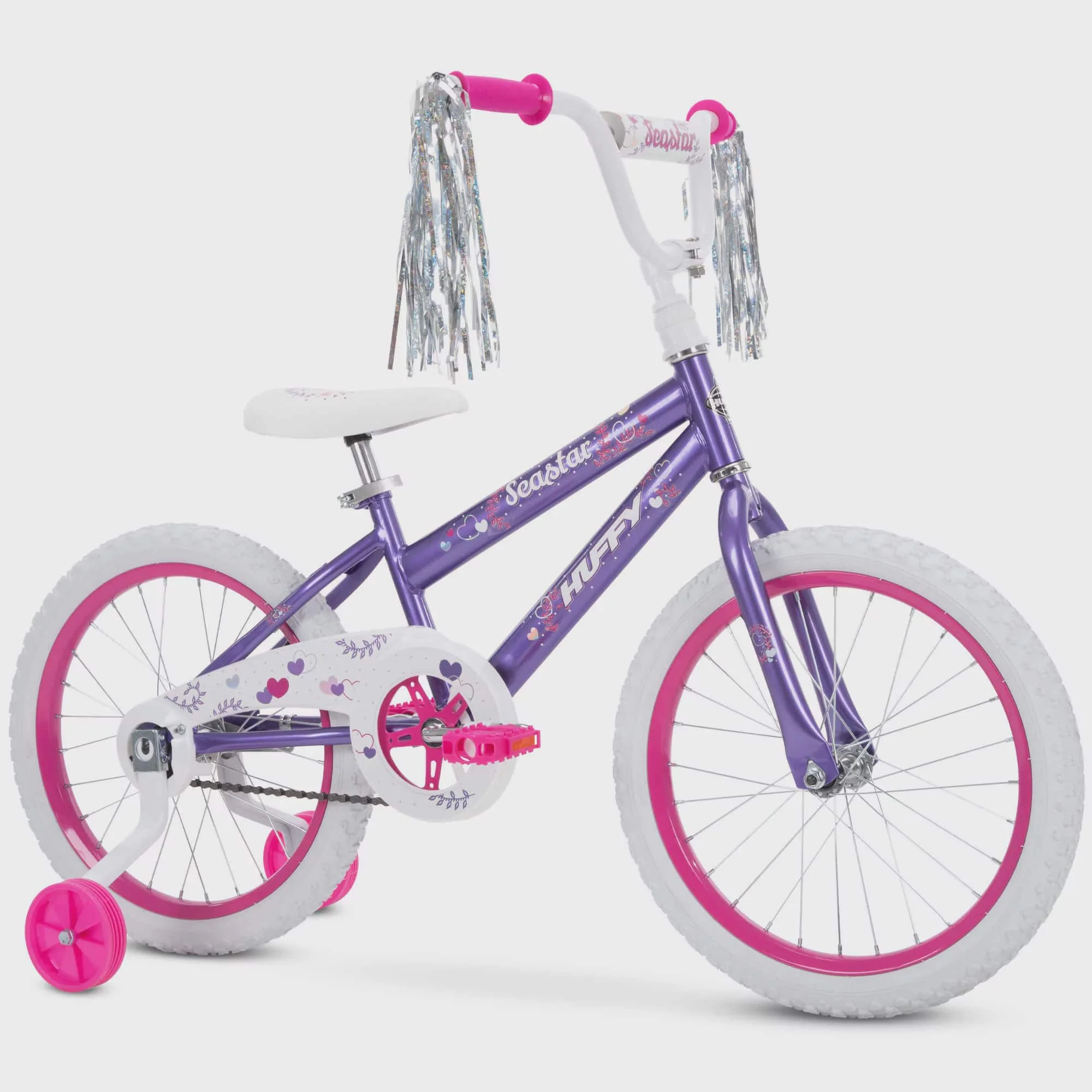 

18 in. Sea Star Girl Bike, Metallic Purple