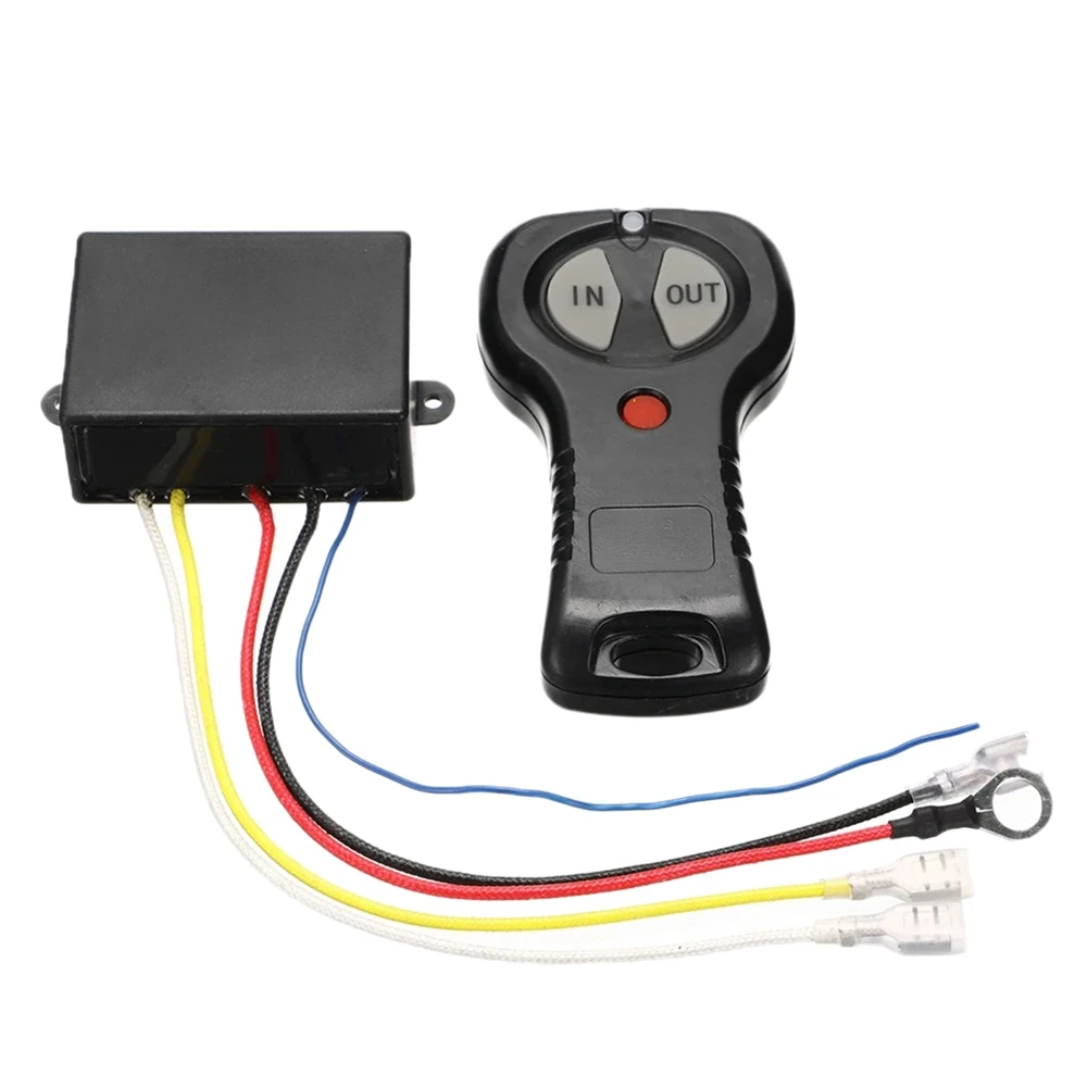 

12V/24V Wireless Winch Remote Control Set Kit with Manual Transmitter for Jeep SUV Truck Car