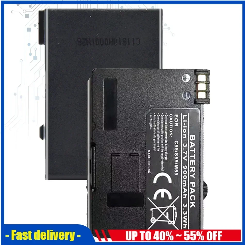 Аккумулятор 900 мАч для Siemens A52/A55/A57/A60/A62/A65/A70/C55/C56/C60/MC60 GIGASET SL1/SL56/SL100/SL565/M55/S55/S57 (EBA-510)