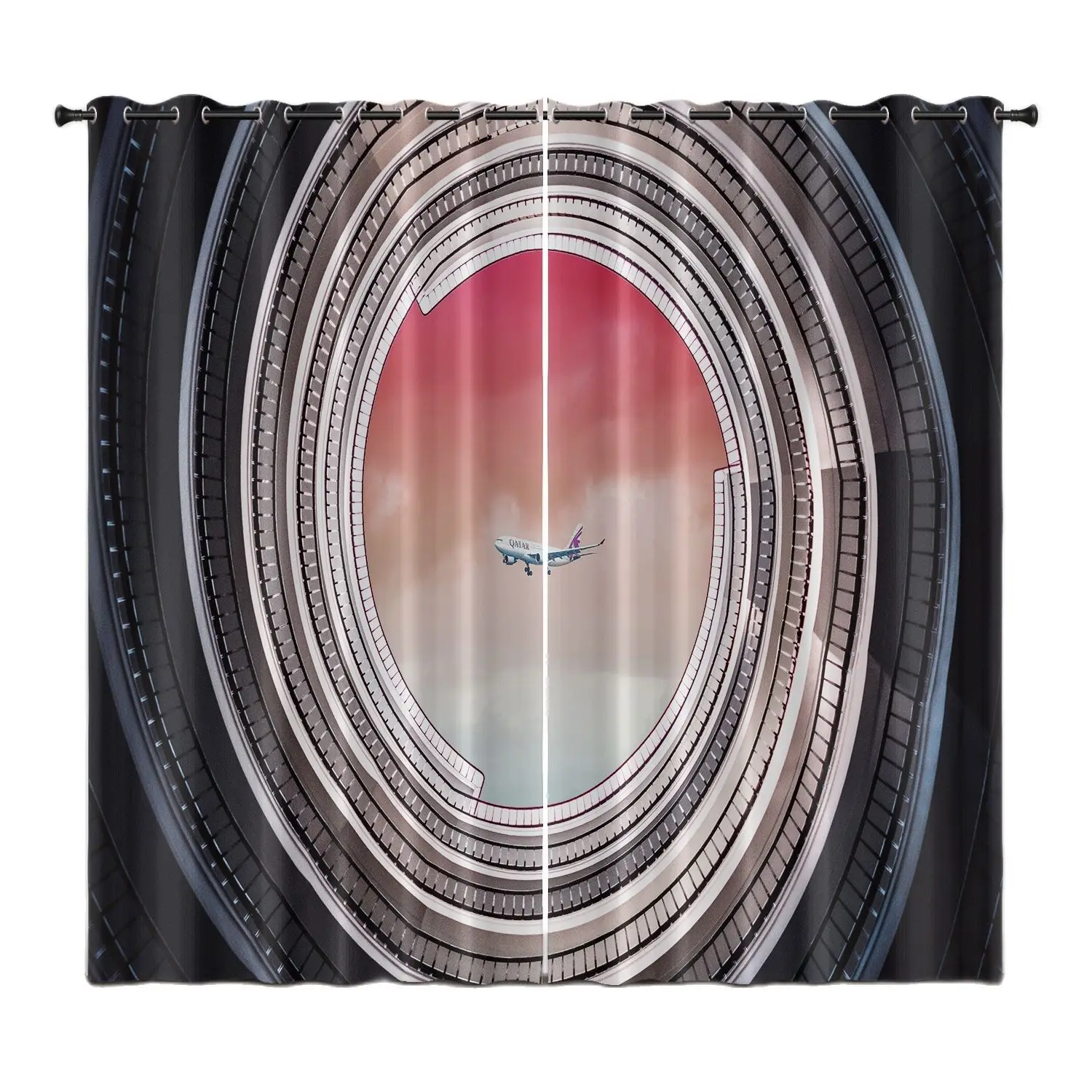 

Cute dreamy themed pattern that children love High blackout heat insulation printed curtains