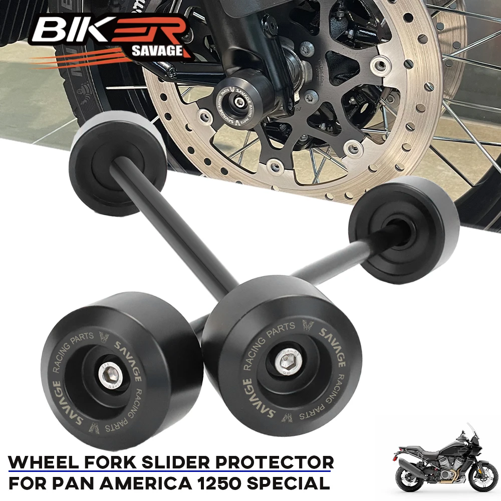 

Wheel Axle Fork Slider Protector For Pan America 1250 Special 2021 2022 2023 Motorcycles Accessories Front Rear Crash Protection