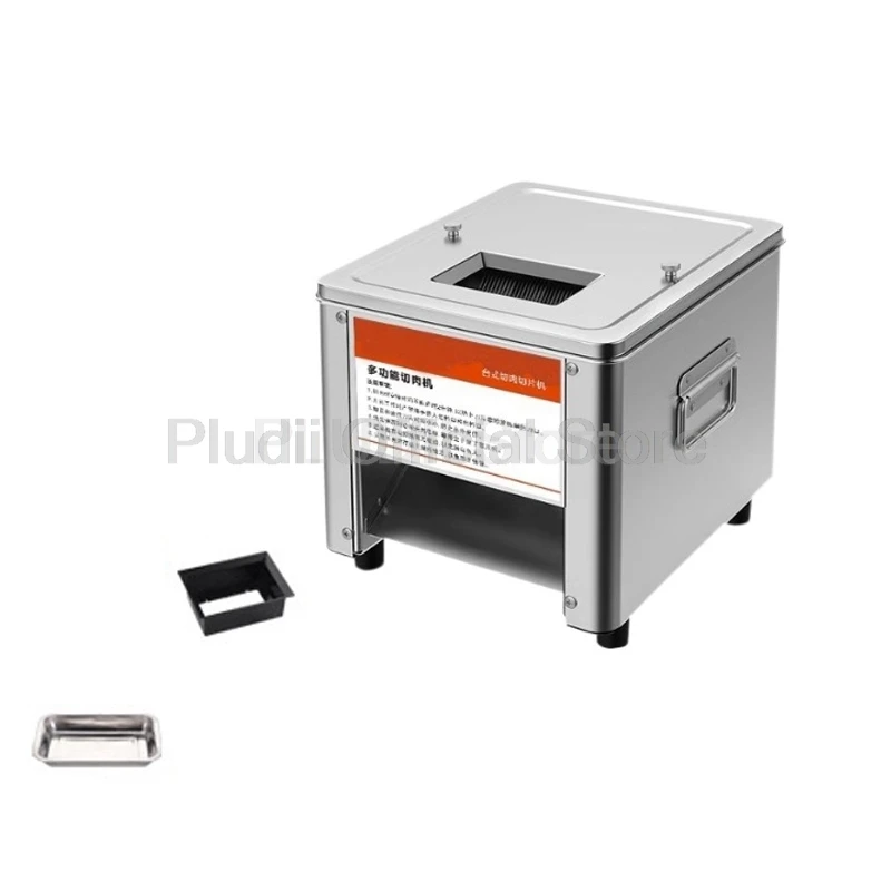 

Электрическая бытовая машина для нарезки мяса, коммерческая автоматическая мясорубка, нарезка рыбы, овощей, филе, измельченный резак, слайсер