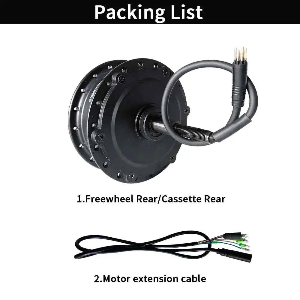 Задняя часть электровелосипеда мотор эпицентра деятельности 36V 250W 350W 500W 48V