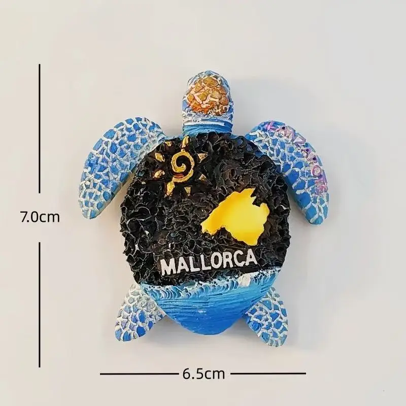 Испания Mallorca туризм памятный креативный 3D вид на море карта черепахи
