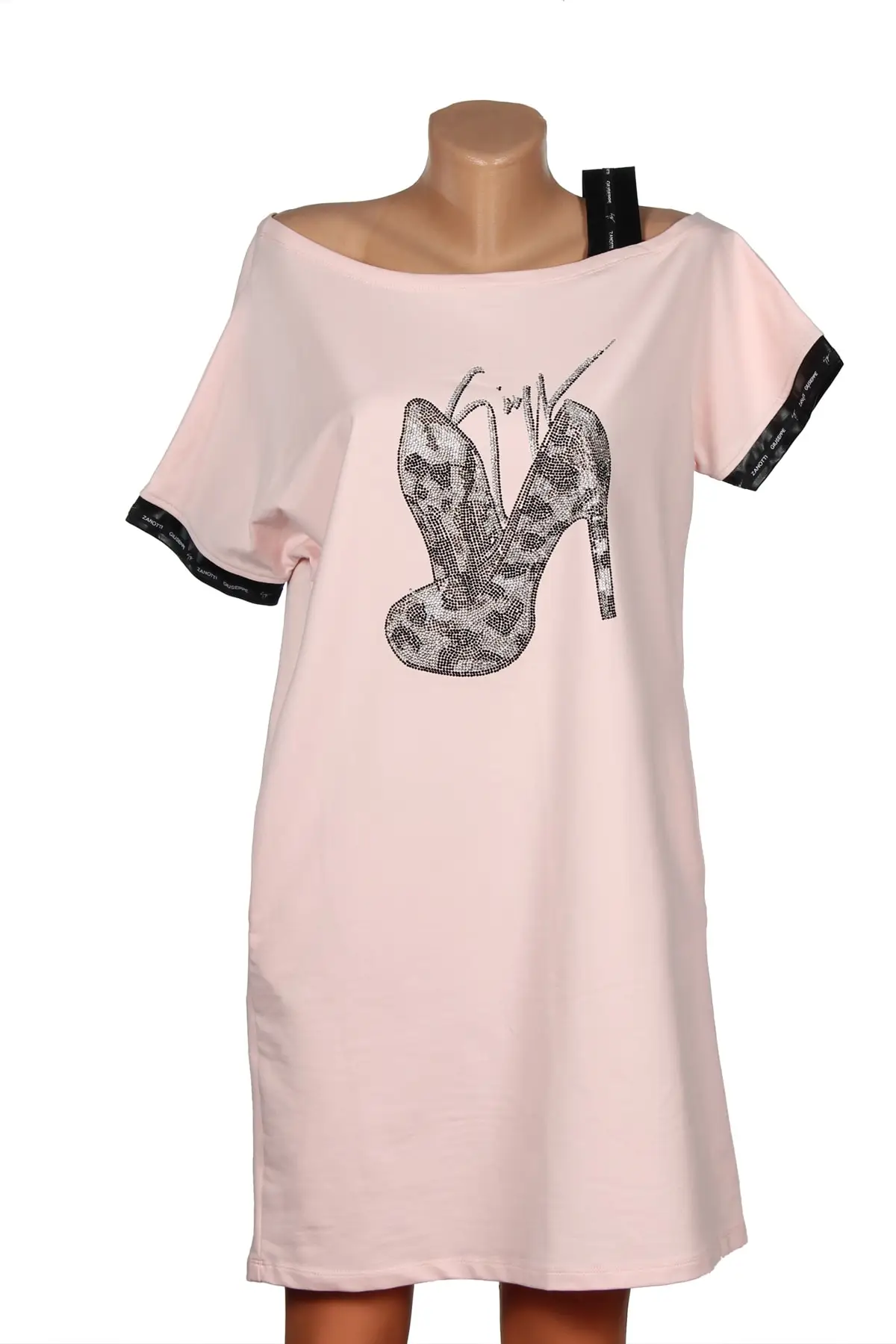 

Women's Pink Toed Shoes Pattern Dress