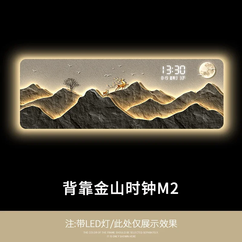 

Настенный светильник LED часы картина горы