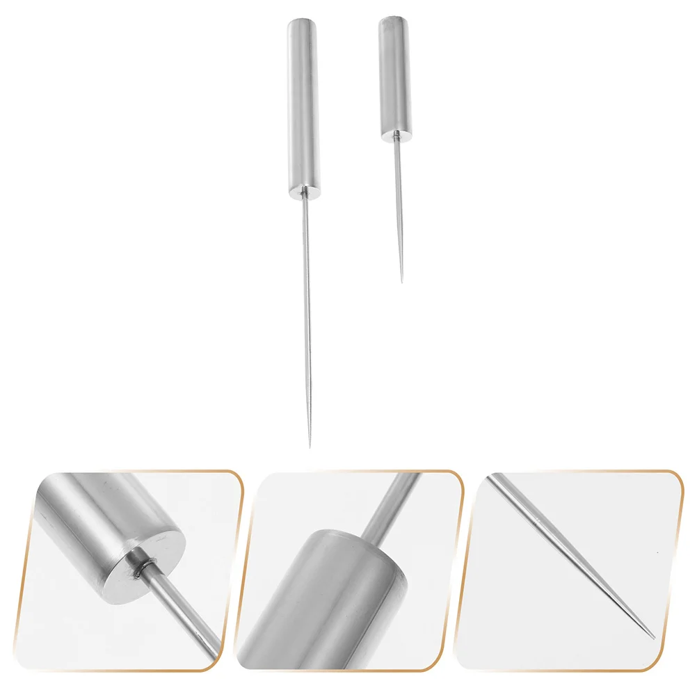 

Stainless Steel Picks Crusher: 2 Chipper Chisel Portable Pick Tool for Bars and Home Ice Glassware brewing winemaking