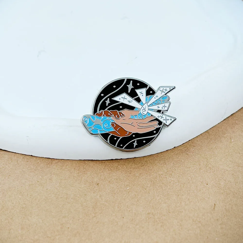 Фото Arcane League Jayvik Infinity Enamel Pin Game Peripheral Viktor Jayce Badge Fans Gift Collect Souvenirs №4