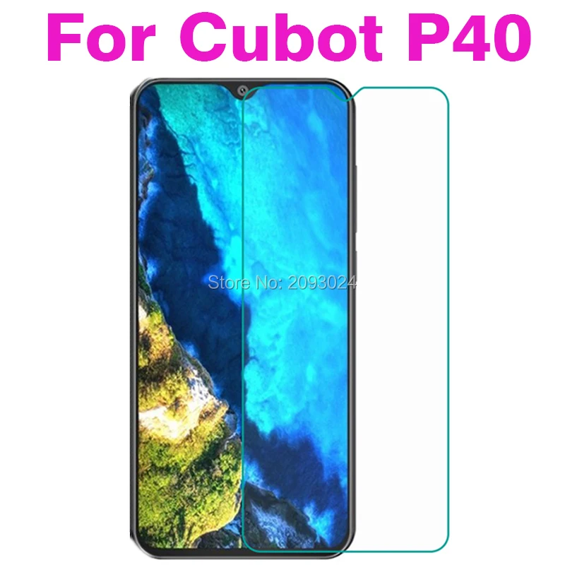 

100PCS Wholesale Tempered case For Cubot P40 case 9H Full Cover Screen Protector for Cubot P40 Protective case Film