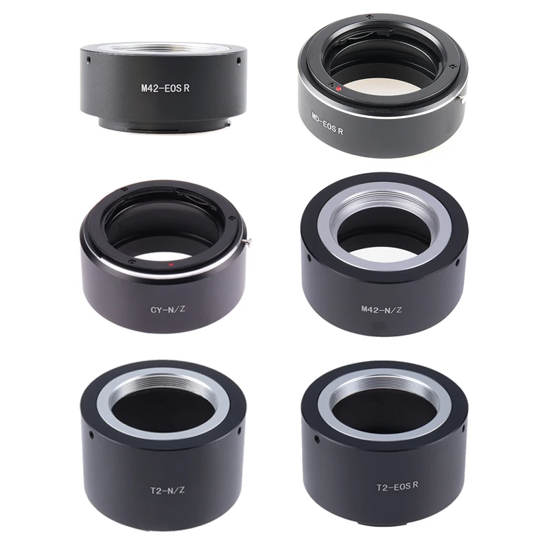 

Lens Adapter Ring for M42 to Nikon Z6 Z7 / Canon EOS R MD-EOSR CY-N/Z T2-Nikon Z T2-EOSR Converter Mount