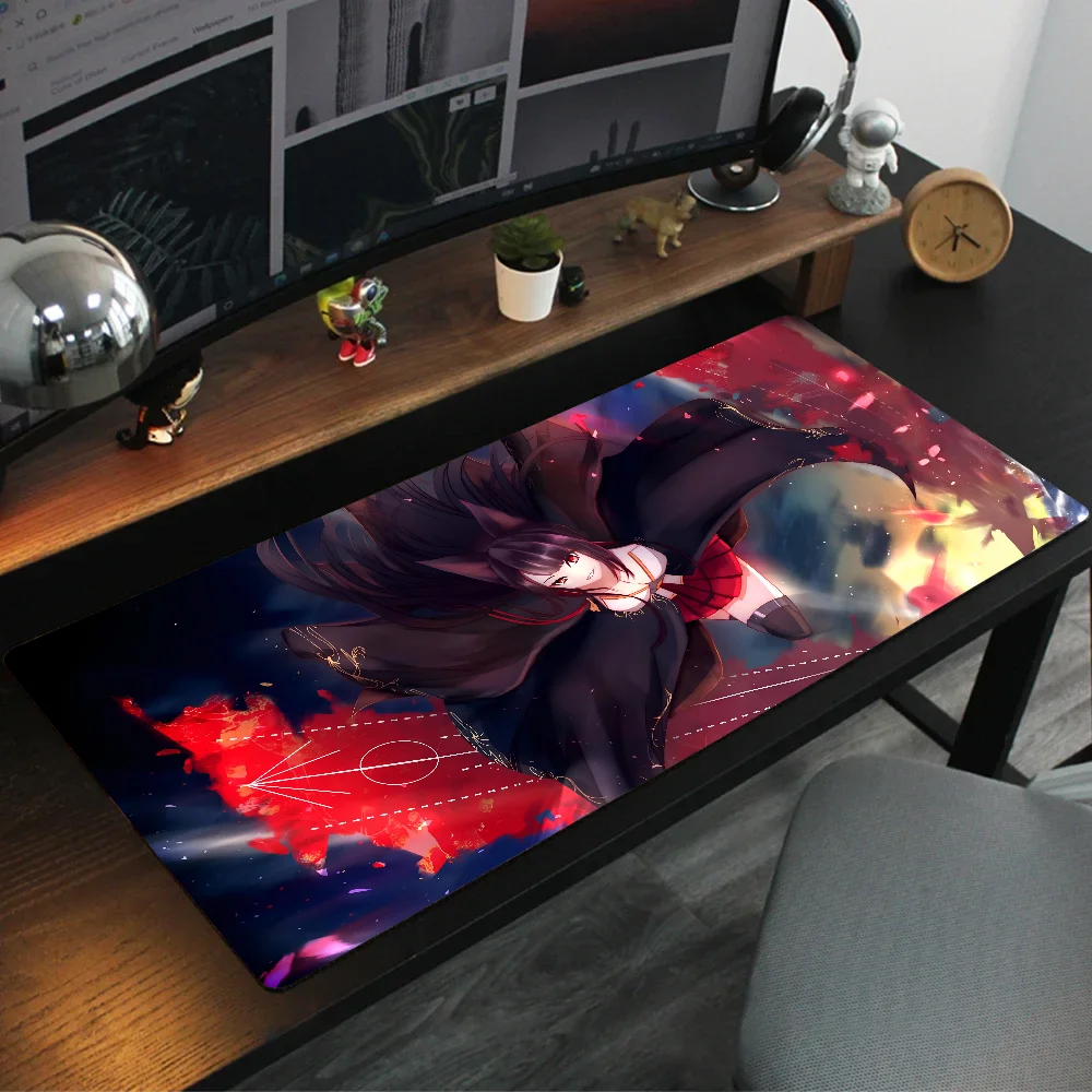 Большой игровой коврик для мыши Akagi A-Bluetooth Lane утолщенный Настольный Коврик