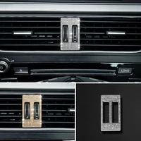 crystal style center air condition ac switch adjust cover trim car interior accessories for audi a5 a4 b8 09 16