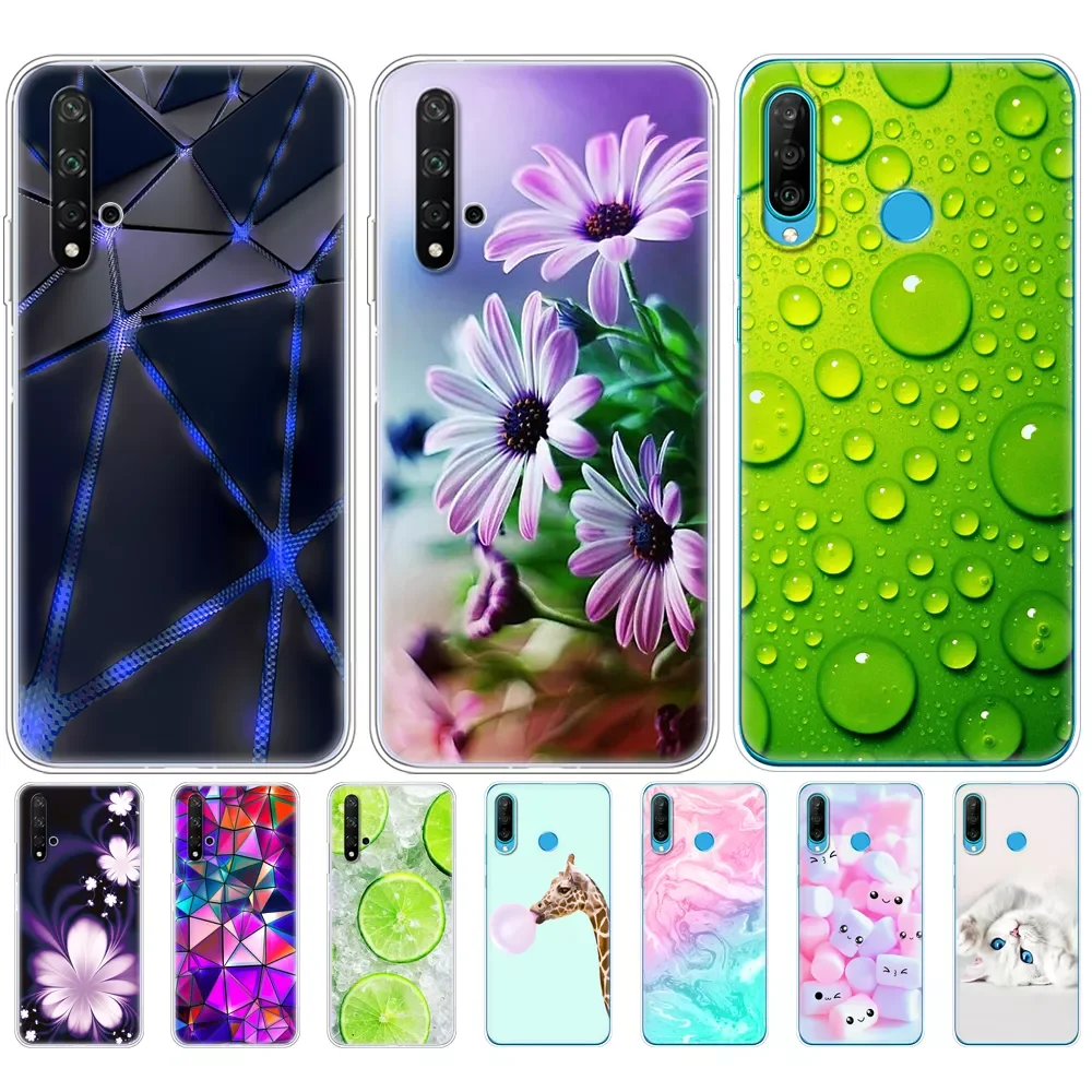 

case for Honor 20 Case silicon Back Cover Phone Case For Huawei Honor 20 Pro Lite Honor20 YAL-L21 YAL-L41 Luxury Cartoon