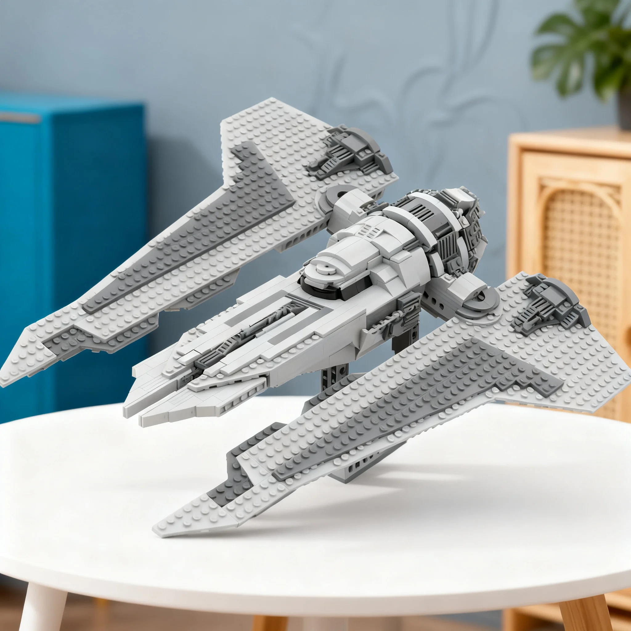 Фото 968 деталей MOC: Конструктор «Мандалорский дарк-сабля» (серия Star Battle) – Архитектурная модель, игрушка, подарок на Рождество, для творчества своими руками №1