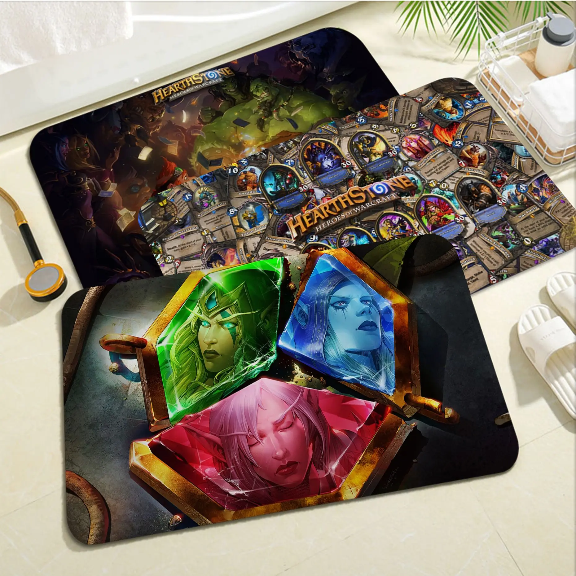 

Hearthstone Bathroom Mat Nordic Style Bedroom Living Room Doormat Home Balcony Anti-Slip Bedside Area Rugs