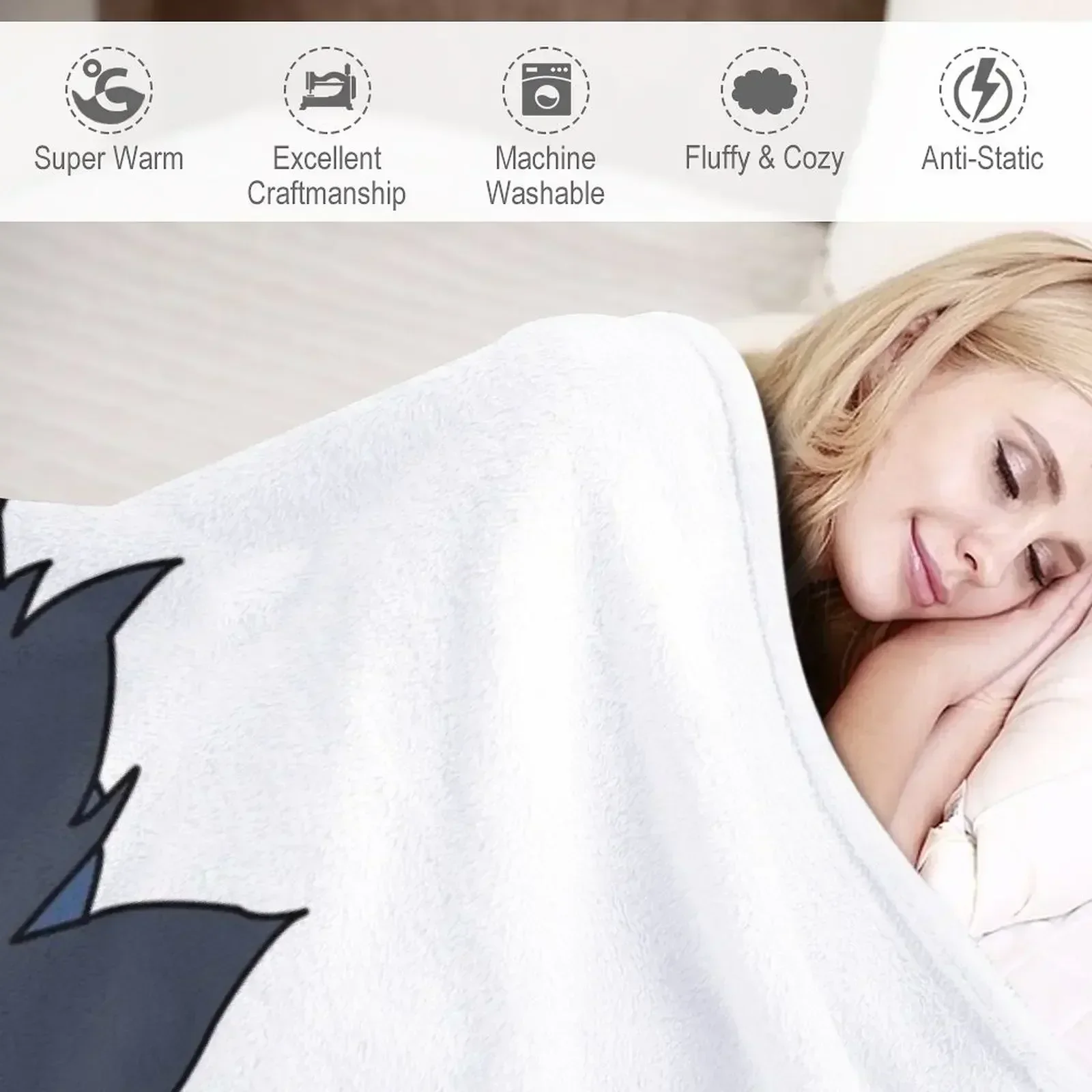 Одеяло Servamp - Kuro Sloth Sleepy Ash свободные тяжелые одеяла декоративные для диванов