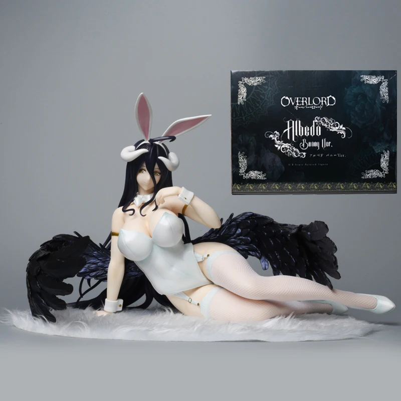 

MX 1/4 Scale Painted Bunny Girl Overlord Albedo Anime Figure Big Good Craft PVC Excellent Sexy Model Toy Collectibles New