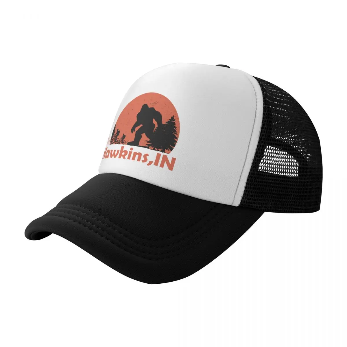 

Men's and Women's Visit Hawkins Indiana,Vintage Distressed Funny Movie Essential hat hip hop Novelty Trucker Hats Golf hat