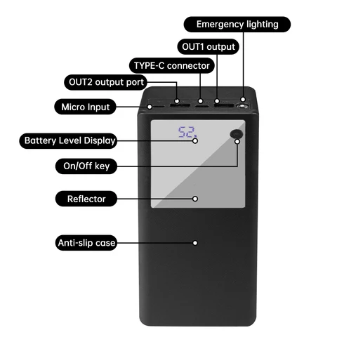 26650 DIY 6 * Коробка для батарей для корпуса без сварки, быстрая зарядка, внешняя крышка для чехла DIY для корпуса, аксессуар для электроинструмента