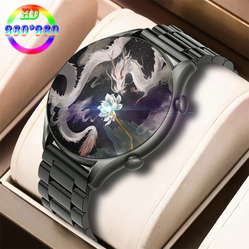 

New Bluetooth Call Women Smart Watch Men 1.32 inch Color 360*360 HD Pixel Fitness Tracker Man Smartwatch For Xiaomi Huawei +Box