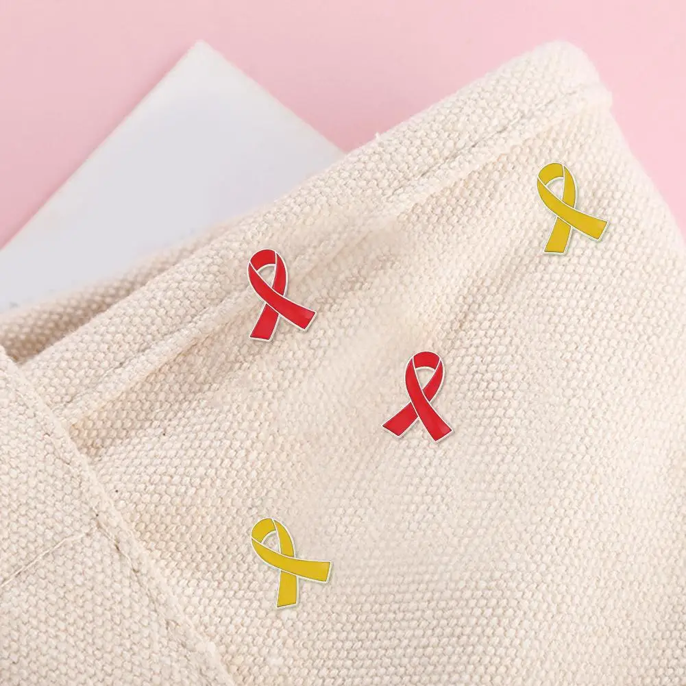 Желтая лента эмалированные булавки для здоровья мира рак молочной железы